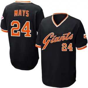 Beautiful Willie Mays Signed Mitchell & Ness New York Giants Jersey JS —  Showpieces Sports